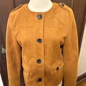 Avec Les Filles Faix Suede Jacket NWOT Size M